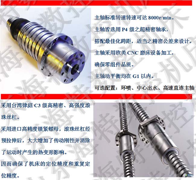 影響cnc加工中心報價和質(zhì)量主要配件主軸